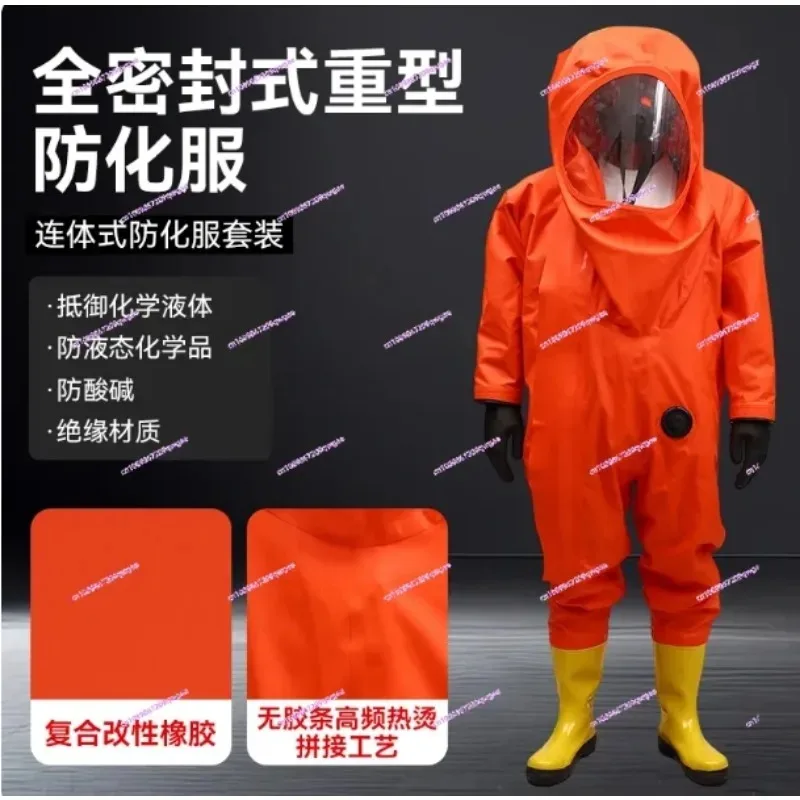 Industrial Acid-Alkali Anti-Virus Chemical Protective Clothing (Full/Semi-Sealed, Light/Heavy)
