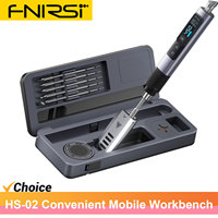 FNIRSI HS02 Original Smart Soldering Iron HS-02 Convenient and Fast Mobile Workbench Storage Box Soldering Iron Set