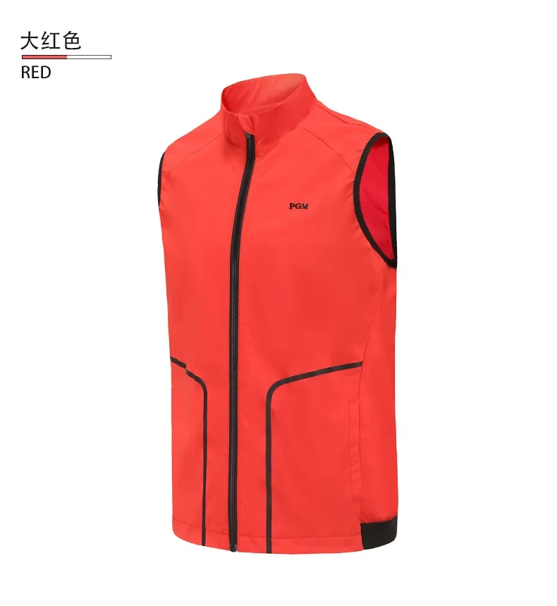 

PGM Golf Men's Clothing Men's Vest Vest Breathable Lightweight Windbreaker Jacket