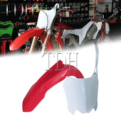 CRF250 CRF450 Front Number Plate Plastic Fender Mud Guard Motocross Mudguard For Honda CRF250F CRF450F CRF R 2013-2017 Enduro