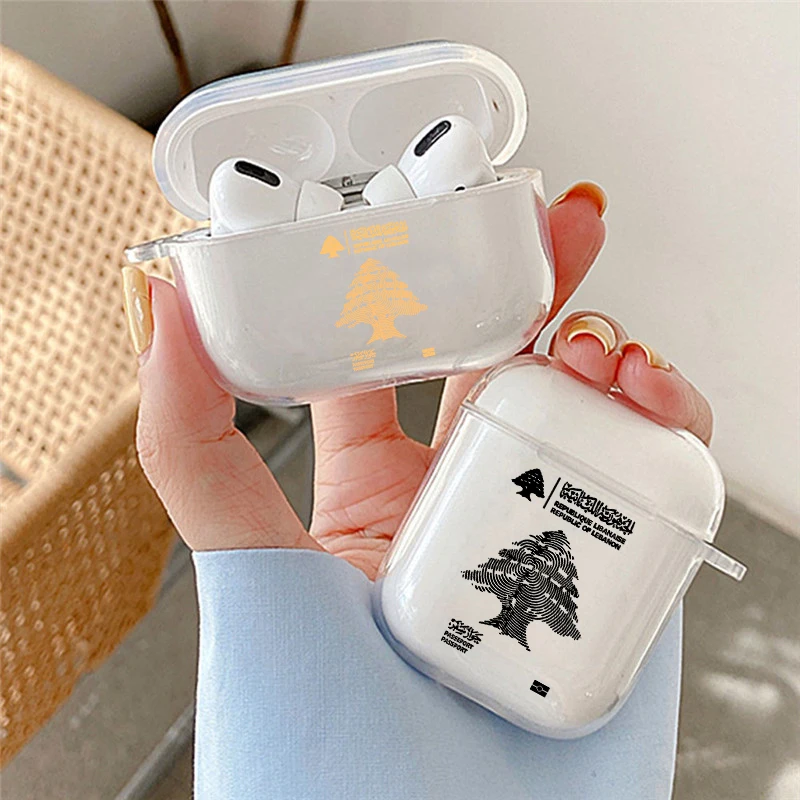 

Lebanon Passport Earphone Case for Airpods 4th 3rd 2 Pro 3 Shockproof Cover for Airpod 2 3 1 Protective Accessorie Soft Shell