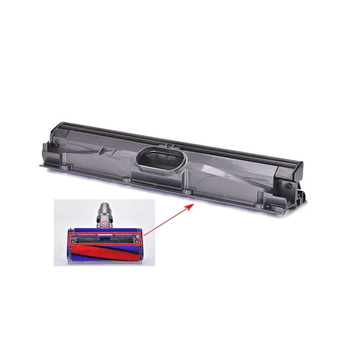 เครื่องดูดฝุ่นแปรงด้านล่างสําหรับ V6 V7 V8 V10 V11 ชั้นแปรงลูกกลิ้งหัวด้านล่างแผ่นความร้อน Soft Plush แถบ