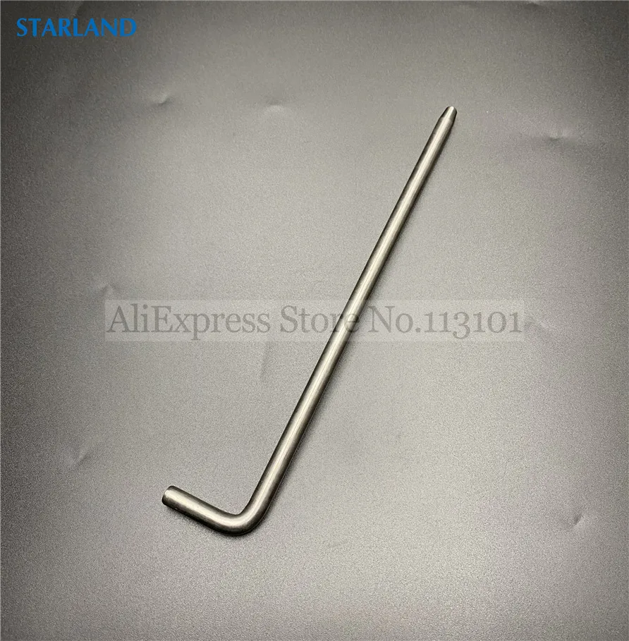 مكبس براغي من الفولاذ المقاوم للصدأ ، عمود تثبيت ، آلة صنع الآيس كريم ، ماكينات تقديم لينة ، قطع غيار بديلة ، طول ؛ ، YKF ، 1