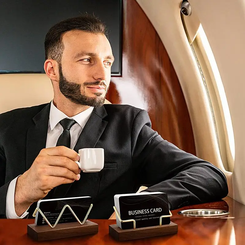 Business Card Stand Multipurpose Desk Business Card Holder Business Card Display Holder Creative Business Card Organizer Desk