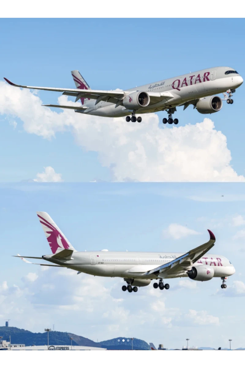 

Масштаб 1/160, литая под давлением модель из смолы QATAR B787/A380, авиакомпания Airbus с легким шасси, коллекция колес, украшение для дисплея, подарки