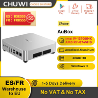 CHUWI AuBox AMD R7 8745HS/Intel i9-13900HK Mini PC 32GB 1TB SSD Windows 11 4K 60Hz Display AI-Link WiFi 6 BT 5.1 Extend M.2 2T*2