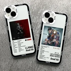 Anuel AA Real Hasta La Muerte custodia per telefono per iPhone 16 11 12 13 14 15 Pro Max Mini 7 8 Plus XSM SE Cover Rapper Fundas Coque