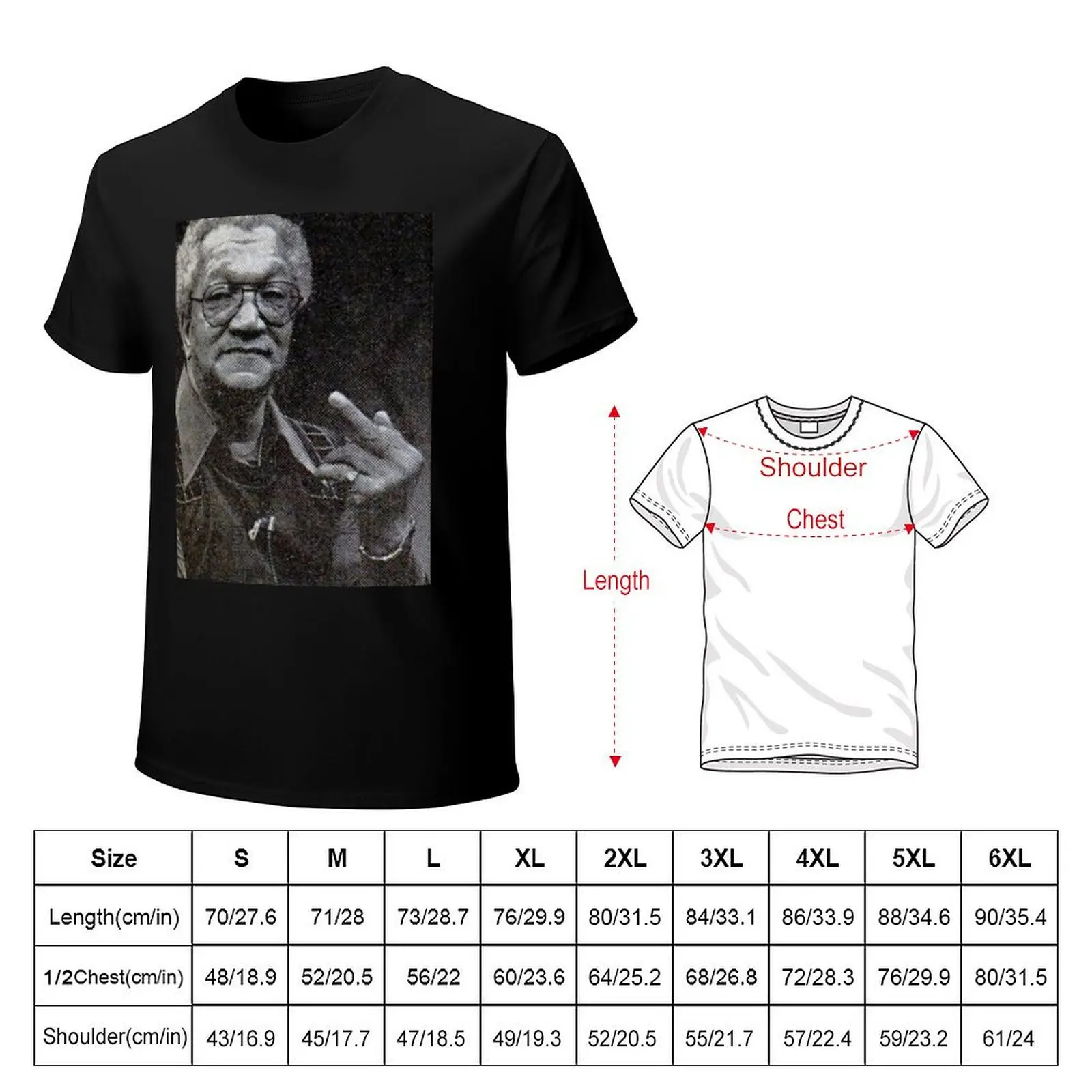 Redd Foxx 미들 핑거 빈티지 티셔츠, 맞춤형 스웨트 탑, 남성 운동 셔츠, 여름 의류