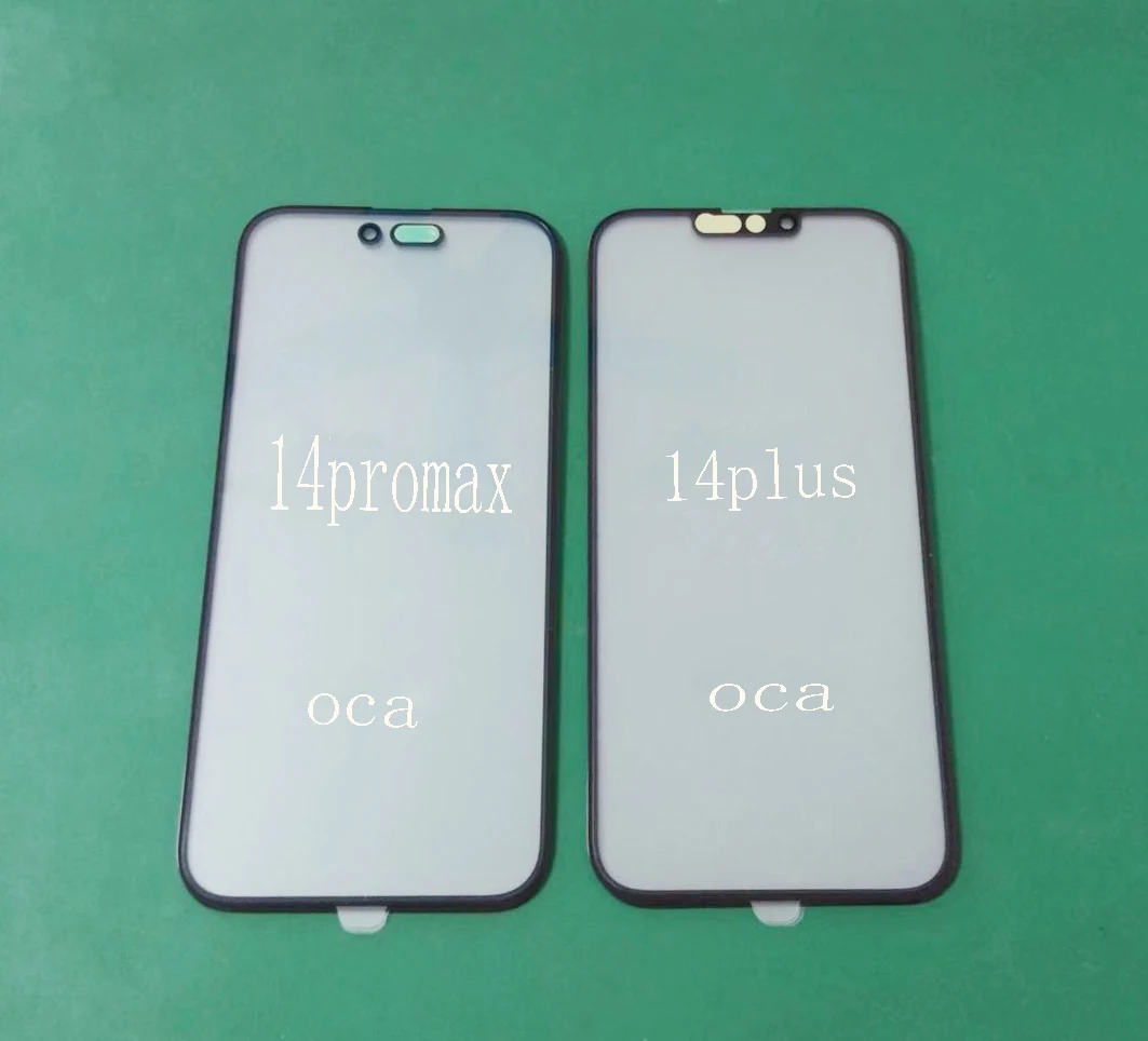 20pcs Original Glass with OCA glue For iPhone13 14 14pro 14plus 13 14 pro max Front Screen Touch LCD Display Outer Glass Repair