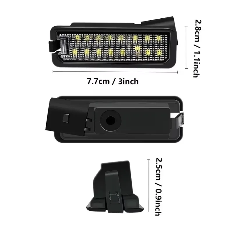

Popu для Volkswagen Polo 6N2 9N 6R 6C Passat B6 B7 B8 светодиодный задний фонарь номерного знака CANBus без ошибок автомобильные аксессуары 1/2p