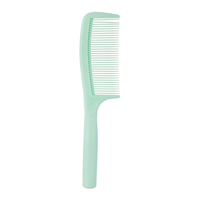 Handheld Hairbrush Wide Tooth Comb Plastic Flat Comb Hair Scalp Massage Smoothing Comb Detangle Hairdressing Styling Tool