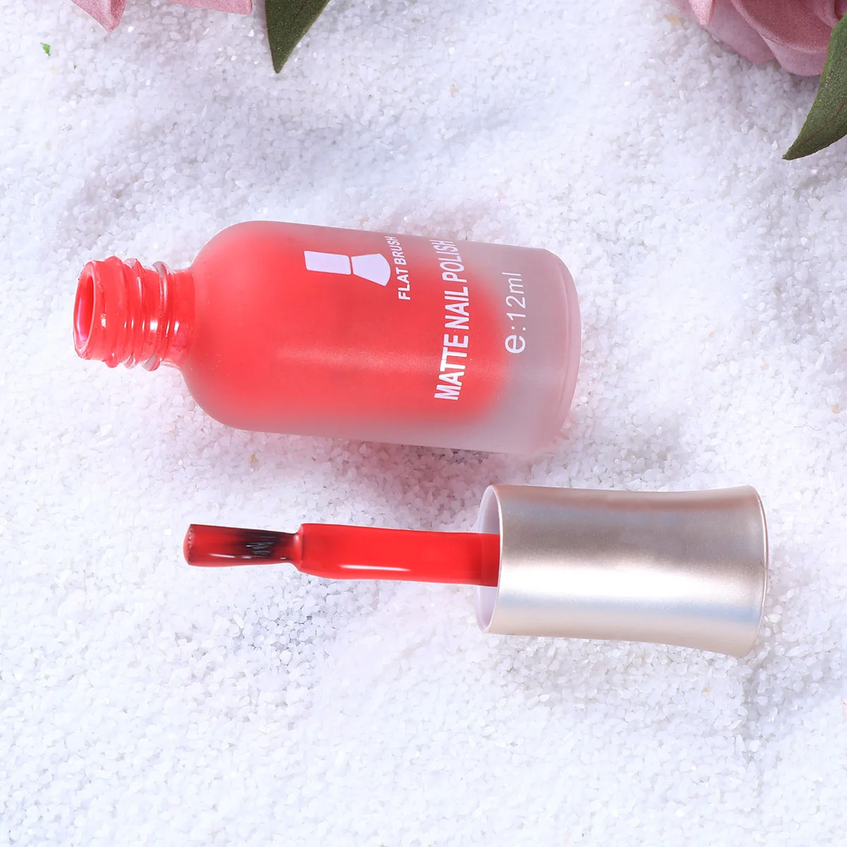 Vernis pour Nail Art, Gel de Texture pour accessoires d'ongles, vernis à couche de finition mate, 12 Ml