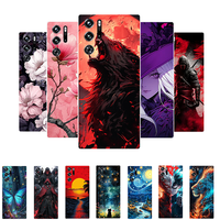 For Red Magic 9 Pro Case Flowers Wolf Soft Silicone Phone Cover for Nubia Red Magic 9 Pro 9S Plus Coque Magic9Pro Fundas