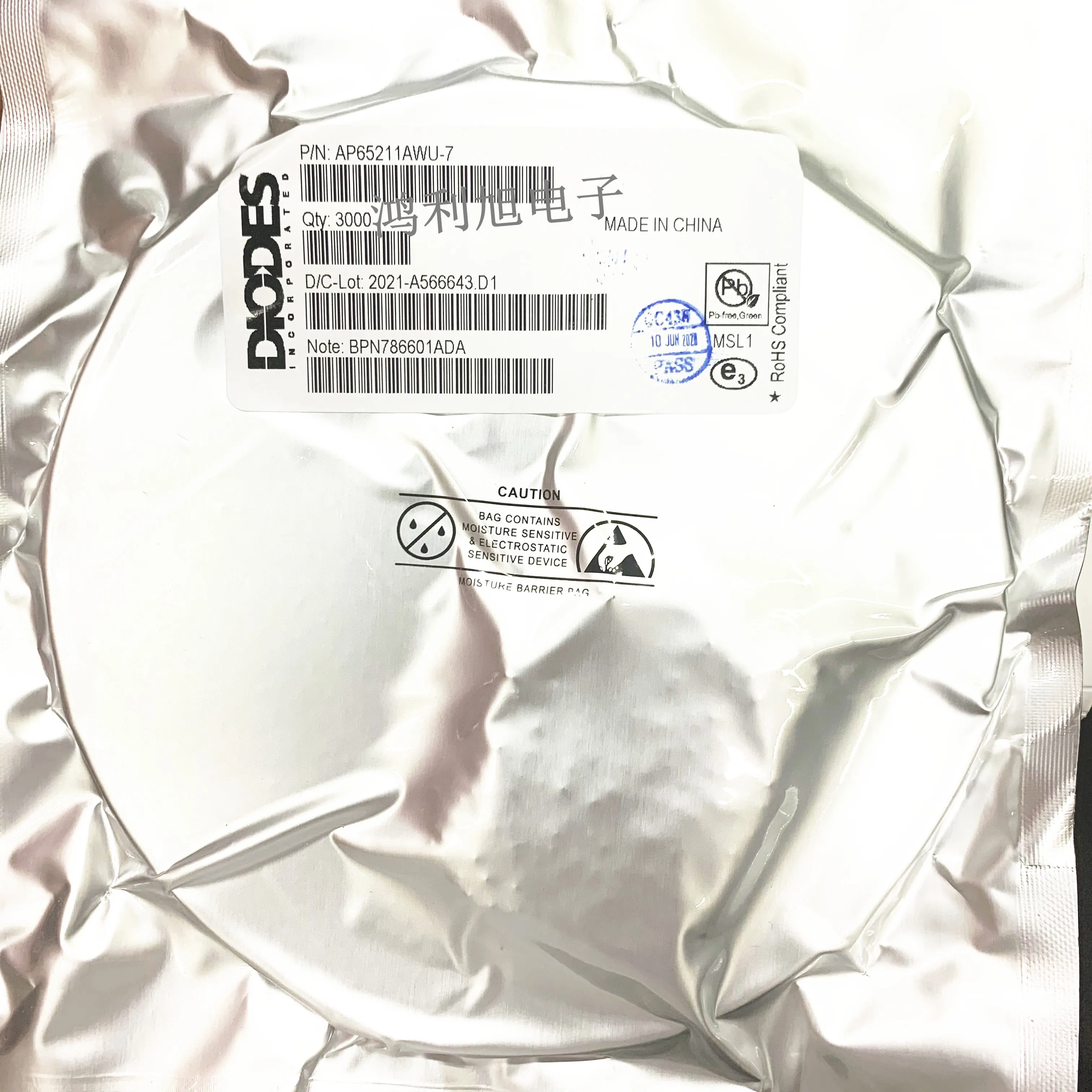 10PCS/Lot AP65211AWU-7 MARKING:R4 Conv DC-DC 4.5V to 18V Synchronous Step Down Single-Out 2A 6-Pin TSOT-26 T/R