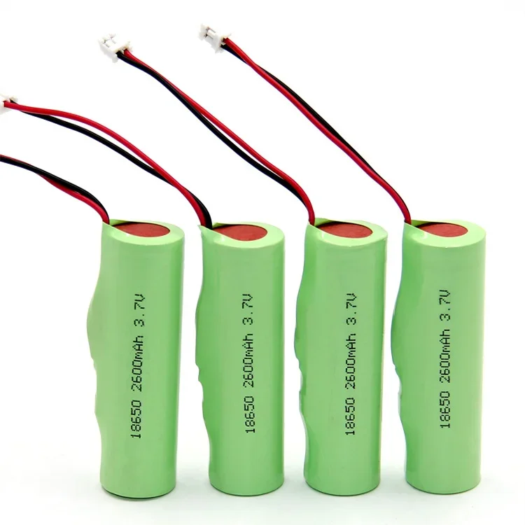 DOUBLEPOW 18650 литиевая батарея 3,7 В литиевая батарея 2600 мАч + линия, вилка для фонарика, игрушечного вентилятора, цифровой электронный продукт