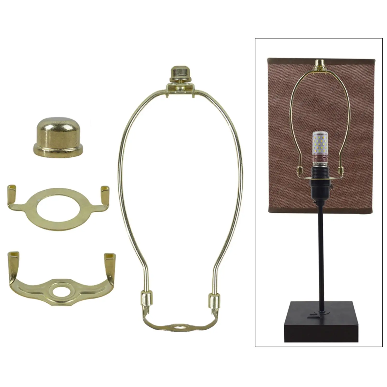 

2 шт. съемных держателей для абажура с декоративными наконечниками, аксессуары для освещения