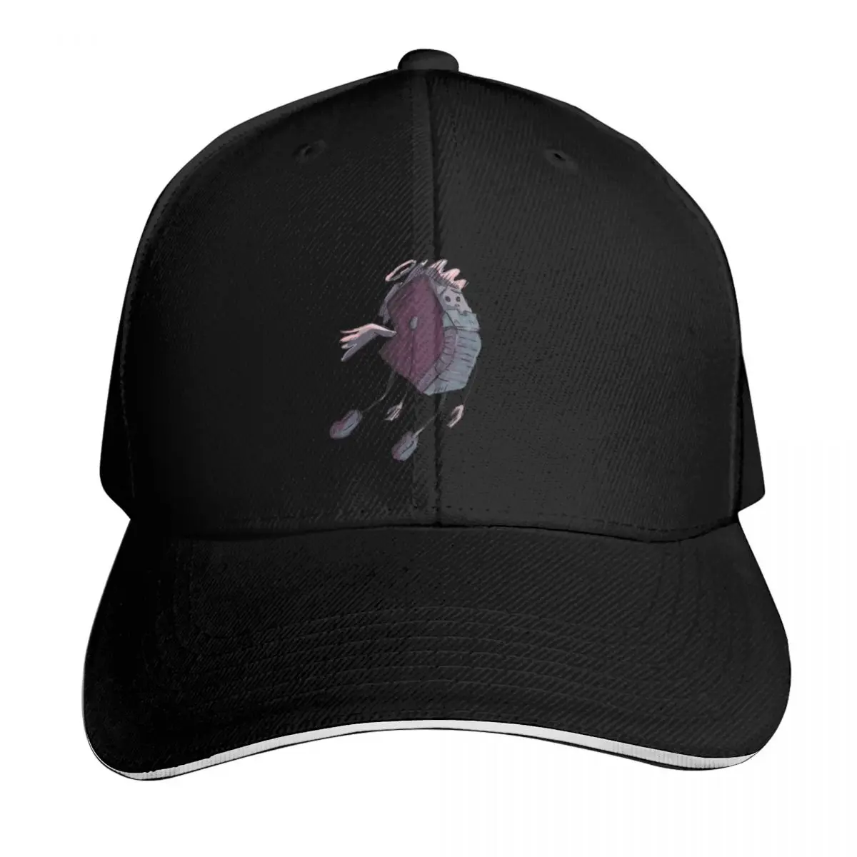 Floating (blue) Baseball Cap Vintage Retro Embroidered Lightweight Packable Gift for Him Her