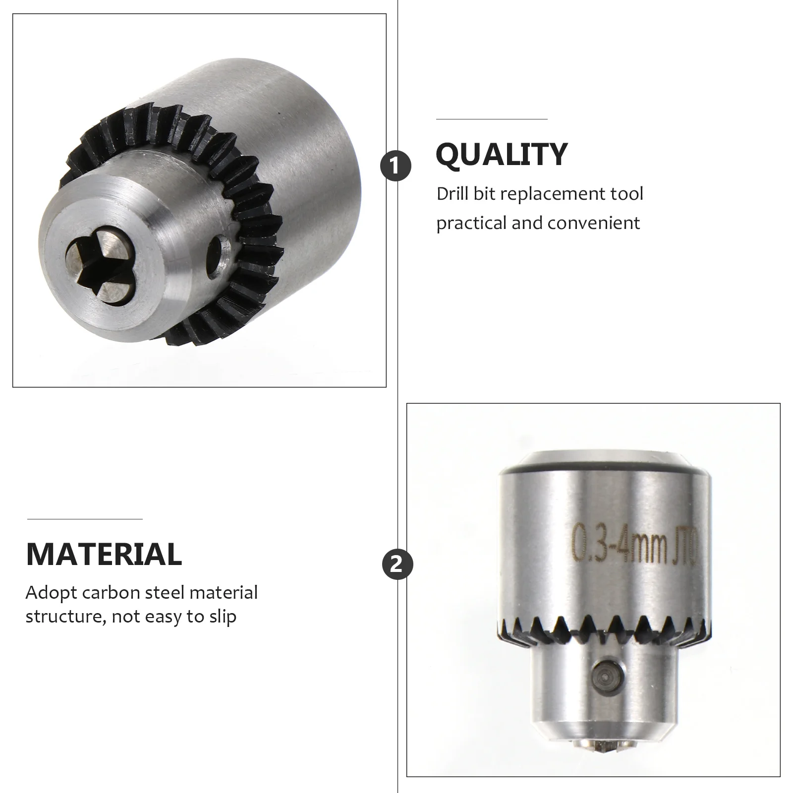 1 مجموعة الحفر تشاك 3-4 مللي متر لقط المدى الكربون الصلب رمح ربط قضيب الحفر الكهربائية مخرطة شنيور يعمل بالبطارية #1