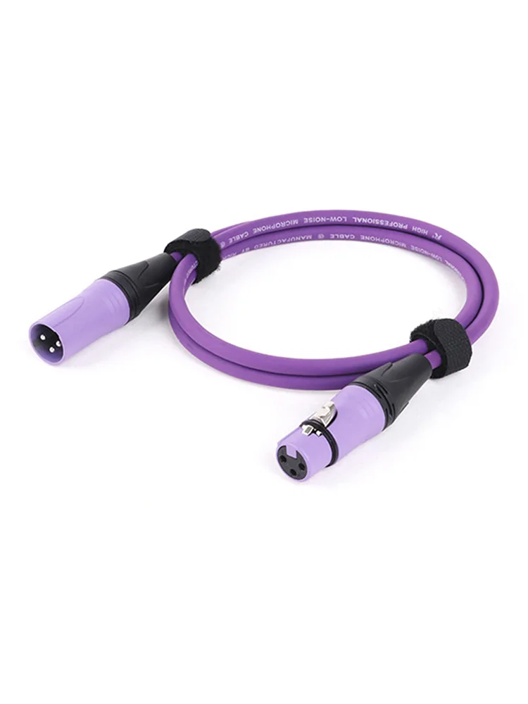 Kabel XLR, 3-pinowy męski na żeński przewód mikrofonowy Cannon do przedłużacza nagrywania Pro zbalansowany mikser XLR wzmacniacz głośnikowy na żywo — zdjęcie produktu 7