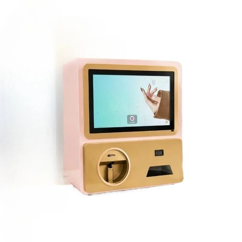 Commercial touch control desktop mini 3D nail art printer