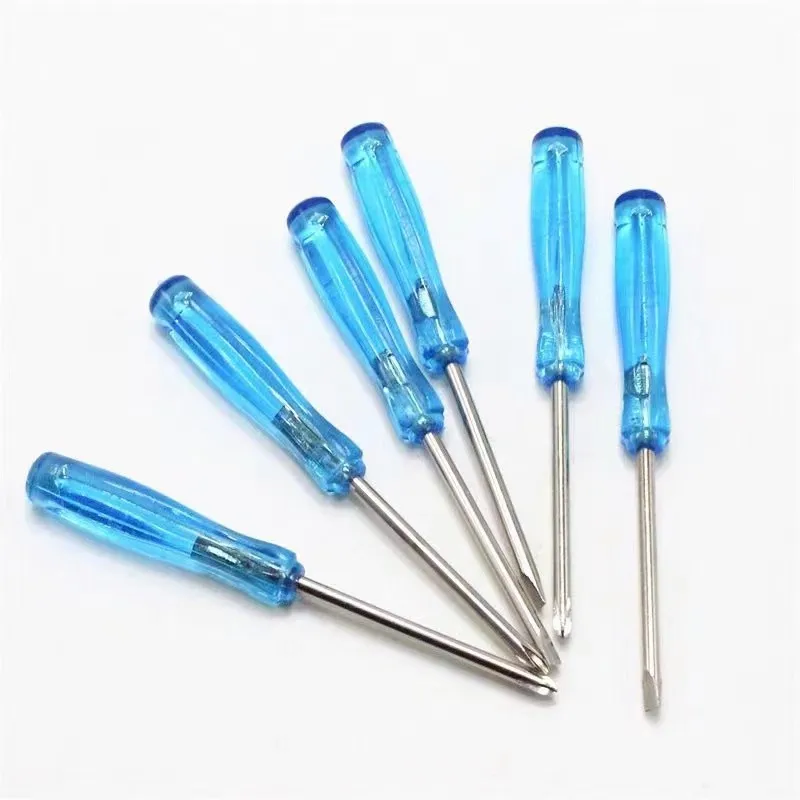 【Clearance sale】100%New 6PCS 2.0*65MM Slotted Cross Screwdriver Household Screwdriver Bits For Mobile Phone Clock Maintenance