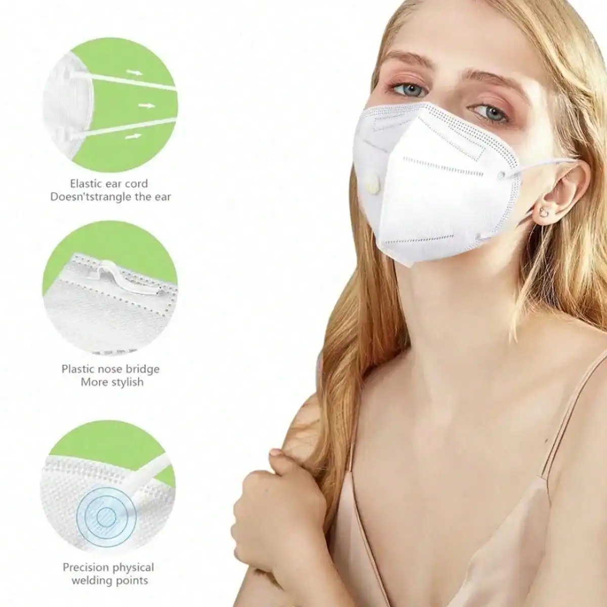 

25pcs Breathable Valve Mask with Seven-Layer Protection