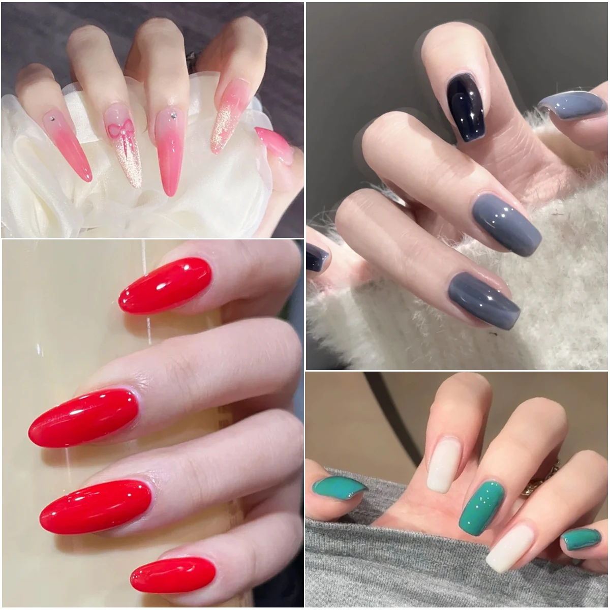 Spring Manicure 2025 Bright Color Nails 8 ml New Popular Candy Macaron Nail Gel Semi-Permanent Nail Art Soak-Off UV LED Nail Sal