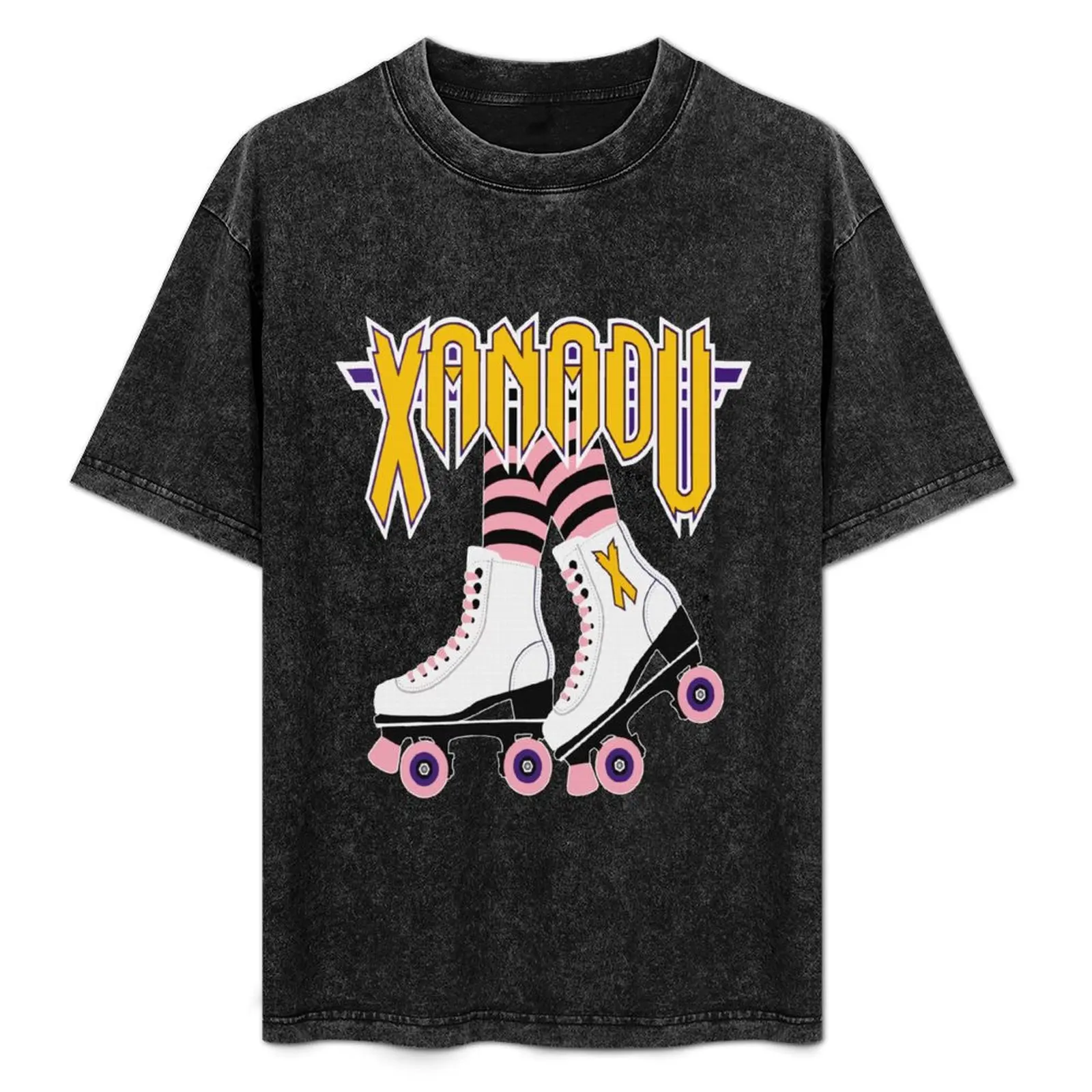 Camiseta Olivia Newtonjohn Xanadu Rollerskates, talla grande, ligera