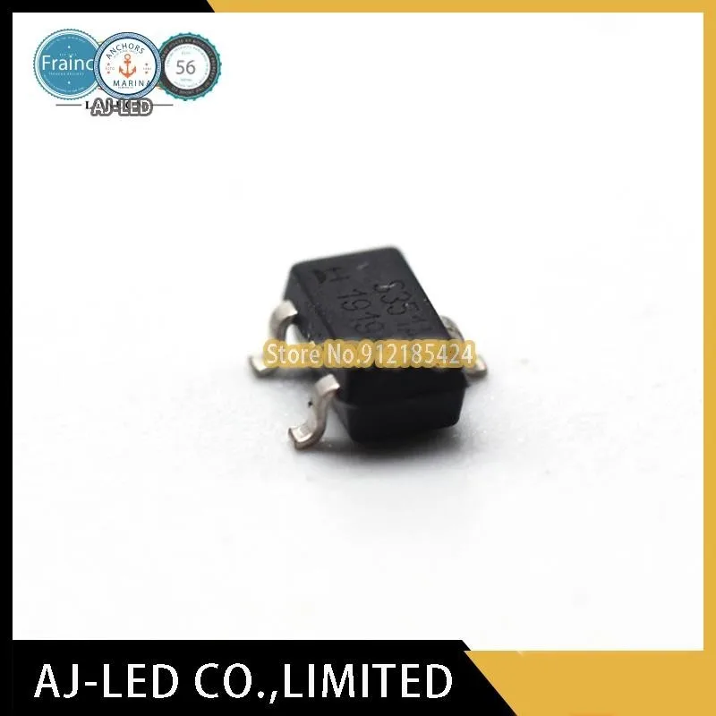 10pcs/lot SS351AT Omnipolar Hall Effect Digital Position Sensor SOT23 Mark:S351A