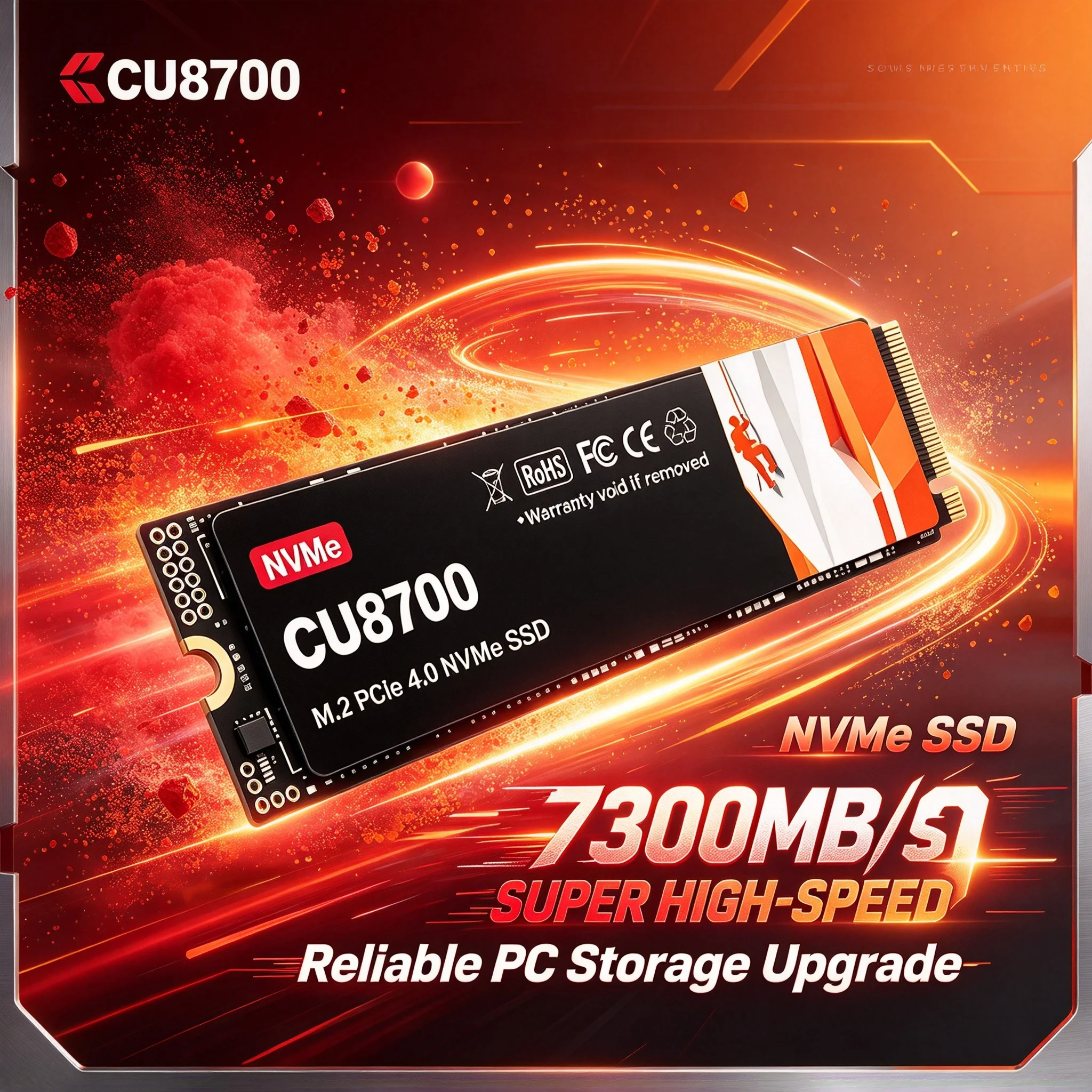 500GB/4TB/1TB/2TB CU8700 M.2 NVMe Inside Solid State Disk, Quick Transfer Storage, PC, Gaming, Desktop, Laptop. Prime Boost.