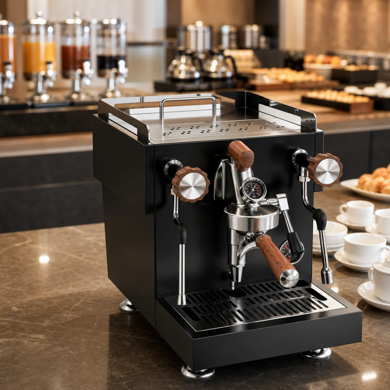 Stainless Steel 1600W Rocket Espresso Coffee Machine Commercial Coffee Espresso Machine for Home
