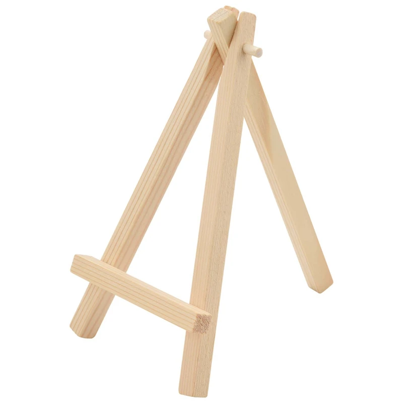 72 Gói Gỗ Mini Màn Hình Easel Gỗ Easels Bộ Tranh Thủ Công Nhỏ Acrylics Dầu Dự Án