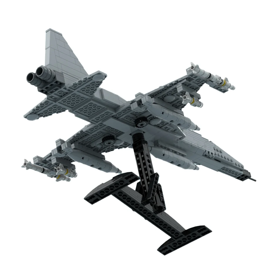 America Military Series MOC Building Blocks F-5A Fighter Flighter Assembly Model Technology Bricks Children\'s Birthday Toy Gifts