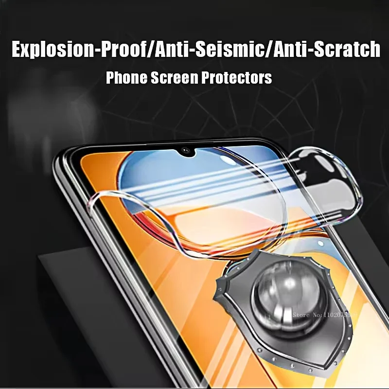 4 PCS Pellicola Idrogel Per Xiaomi Redmi 14C 10C 12C 13C 9C Protezione Dello Schermo Per Xiaomi Redmi 13 12 10A 10X 9A 9 8A 4G 14C Pellicola Morbida