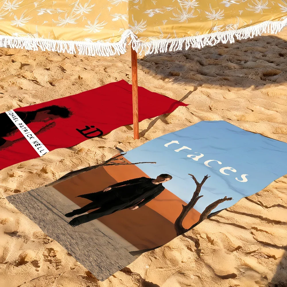 Singer Michael Patrick Kelly Traces Towel For Beaches Yoga Studios Gyms Hot Springs Swimming Pools And Picnics