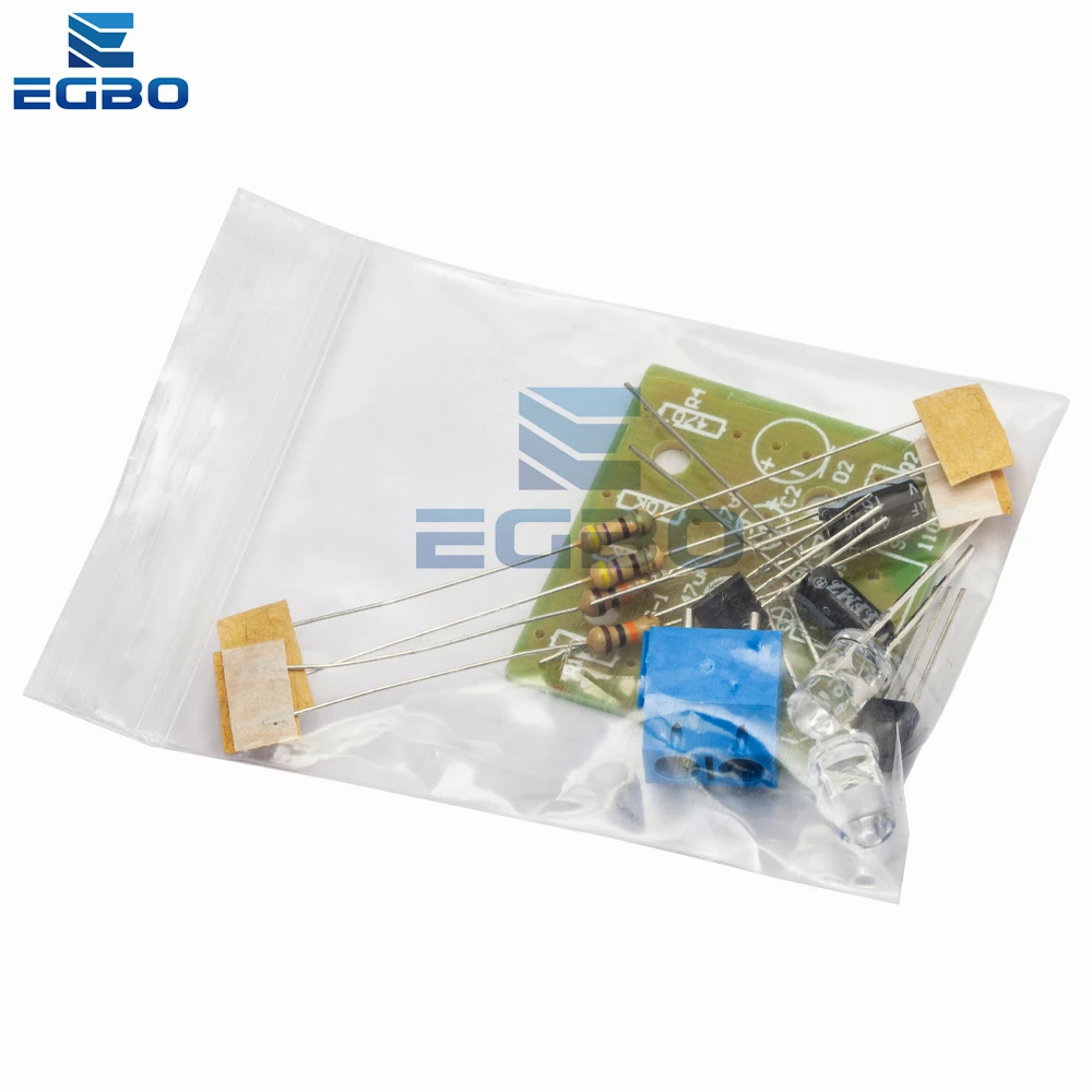 مجموعة فلاش ليد تصنعها بنفسك لاردوينو ، دائرة إلكترونية ، جناح إلكتروني ، أجزاء ، بسيطة ، من 1 إلى 20 ، 1-20