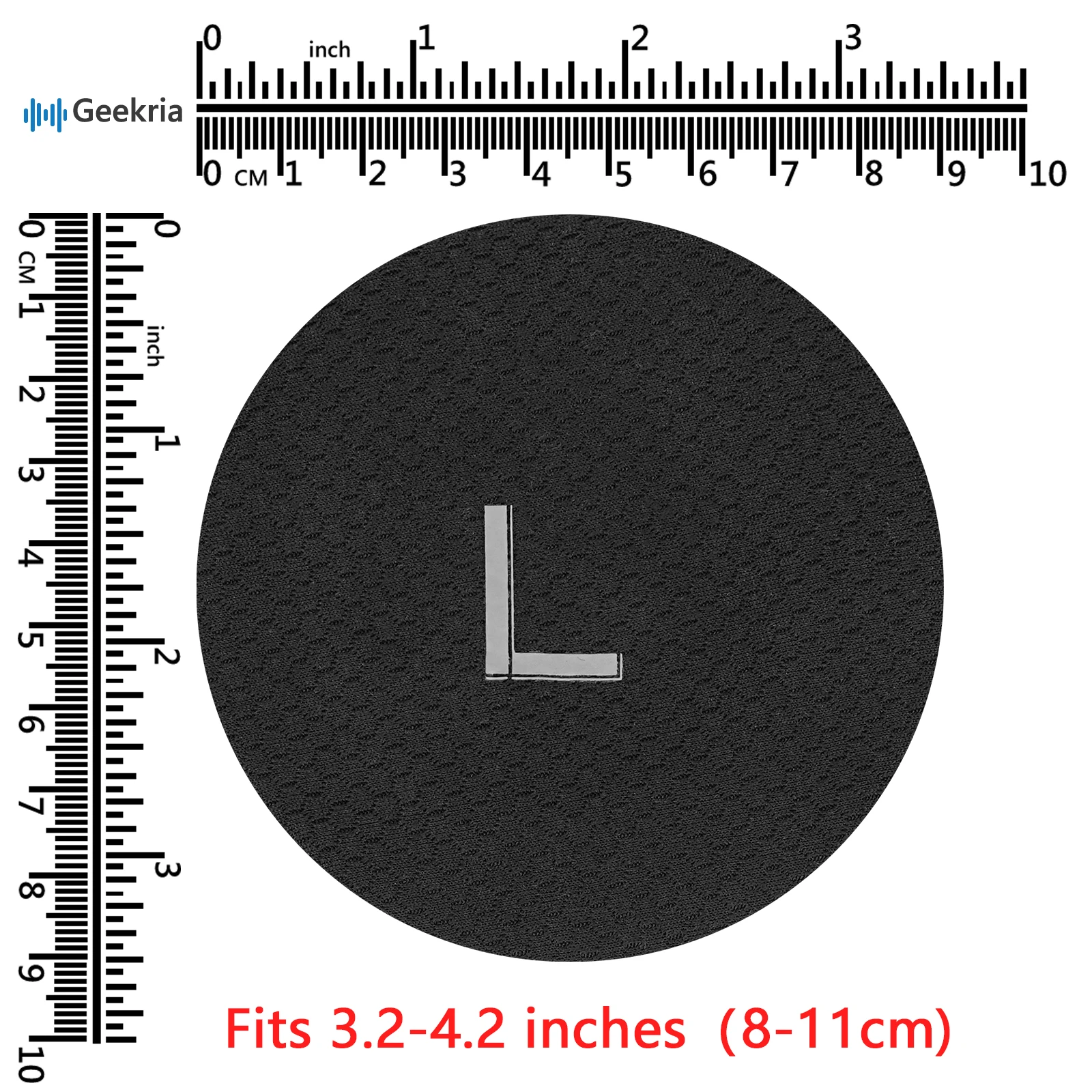 Geekria-Flex Fabric Headphones Ear Covers, lavável e elástico, protetores sanitários para fones de ouvido Over-Ear, 2 pares