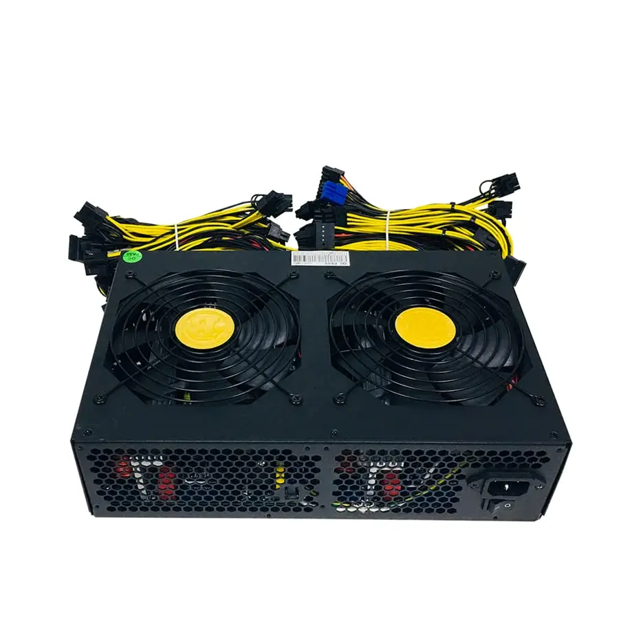 3300W 110-240V ATX PSU Power Supply Module For 12 GPU Card Mining 90% Efficiency