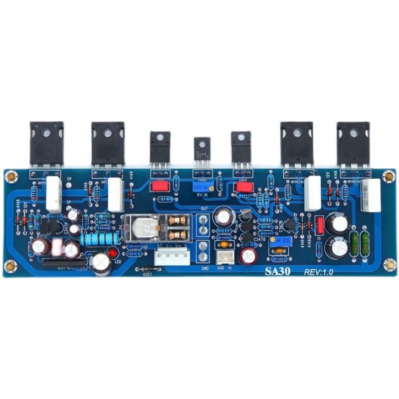 

Gold Voice Circuit FET IRF9240 IRF240 Tube Fully Discrete Class AB 200W Mono HIFI Fever Audio Amplifier Board