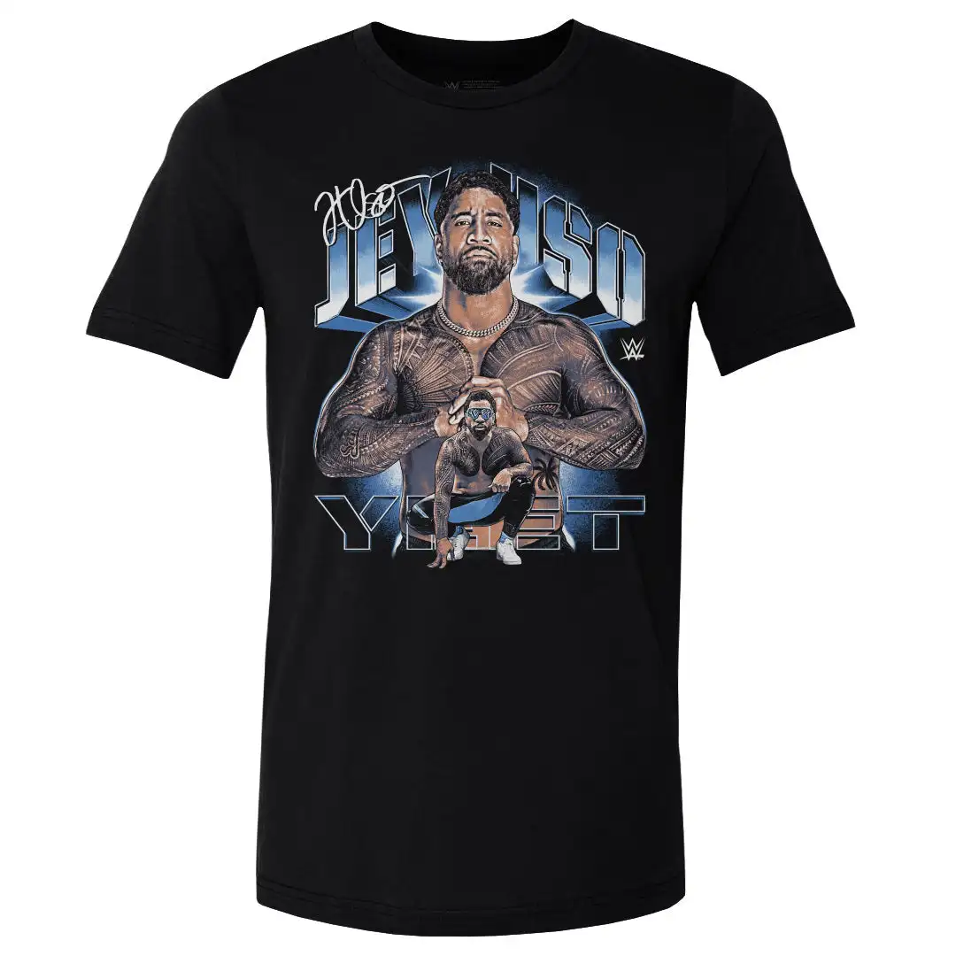 Men's Summer 3D Printing Renowned Wrestler Jey Uso YEET Vintage T-shirt Women's Children's Street Leisure Sports Fashion Top