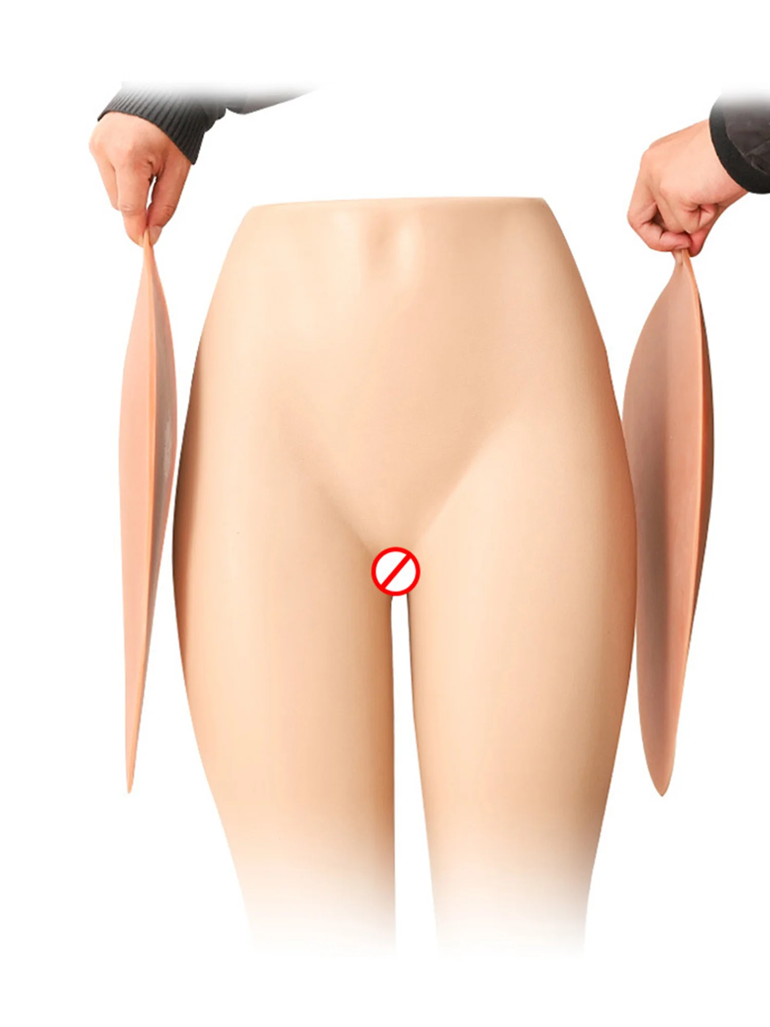 

1Pair Silicone Hip Butt Pads Thickened Shaping Hip-Enhancing Pads Waist-Slimming \Hip-Waist Ratio Enhancement Silicone Fake Butt