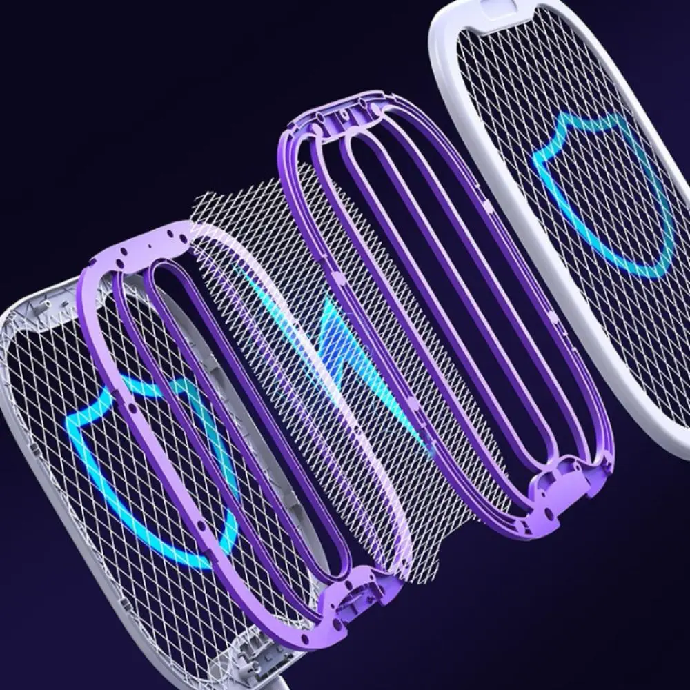 3 In 1 Foldable Electric Mosquito Killer 180 Degree High Pressure Insect Killer Retractable Portable Mosquito Killing Baton Home