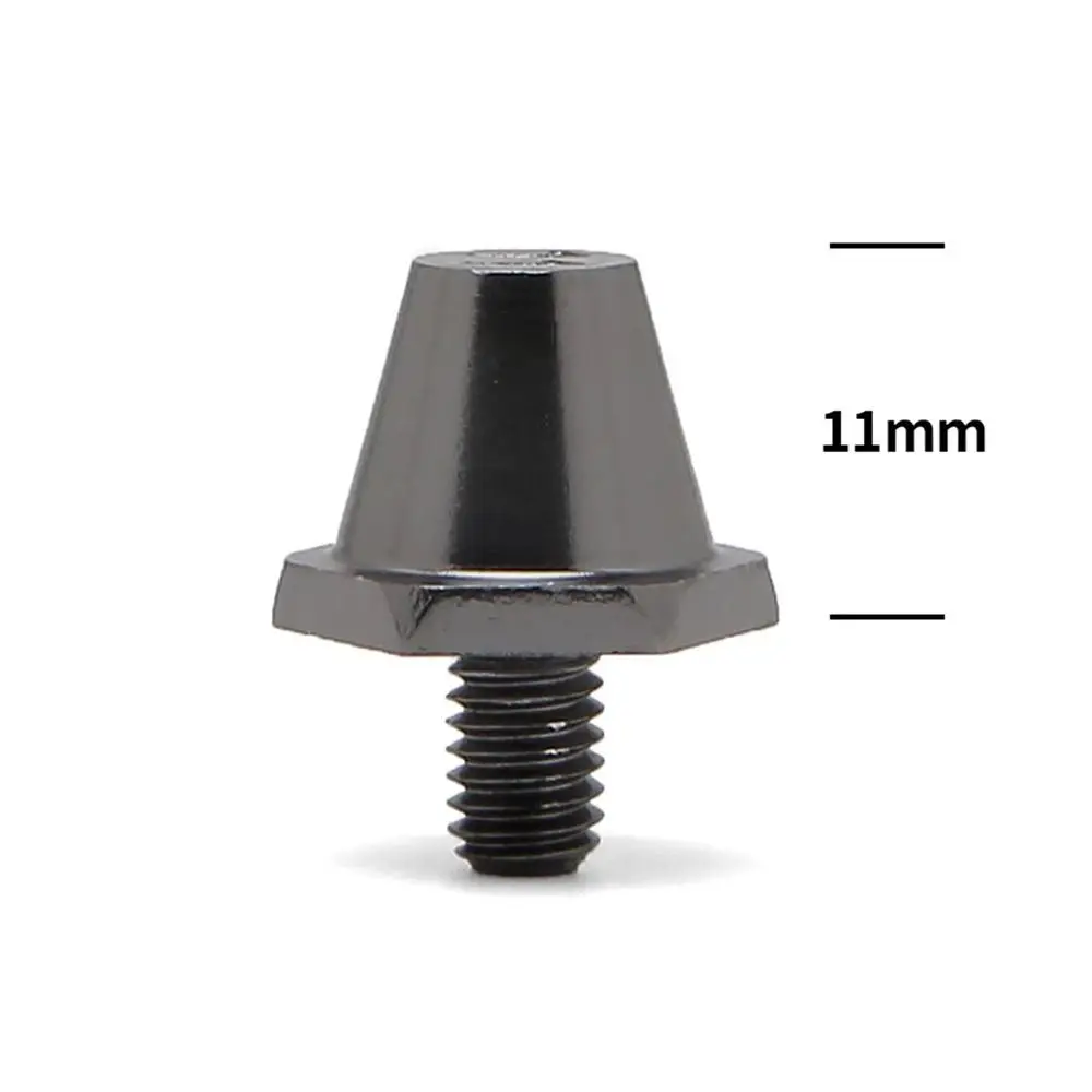 2 pezzi durevoli 11/13mm punte per scarpe da calcio in alluminio antiscivolo borchie per scarpe da calcio filettatura M5 tacchetti per scarpe da calcio per esterni interni