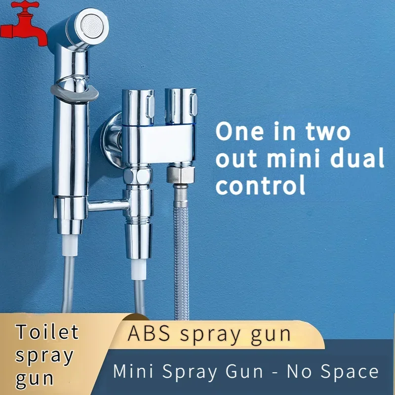 Toilet Spray Gun Toilet Companion Ful CopperCoreBlackDualControlOne In TwoOutTriangle Valve One In Two Spray Gun Faucet Home Use