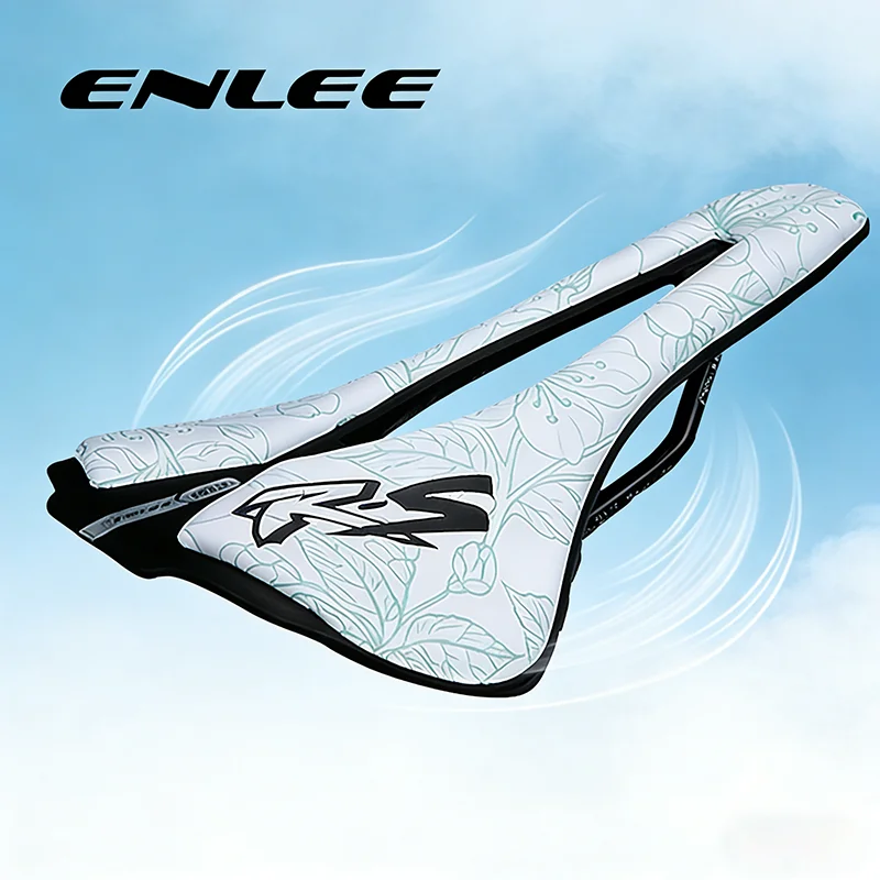 

ENLEE Bike Hollow Seat EVA Wear-resistant Breathable Bike Saddle Personalized breathable Comfortable Bicycle Cushion Bike Parts