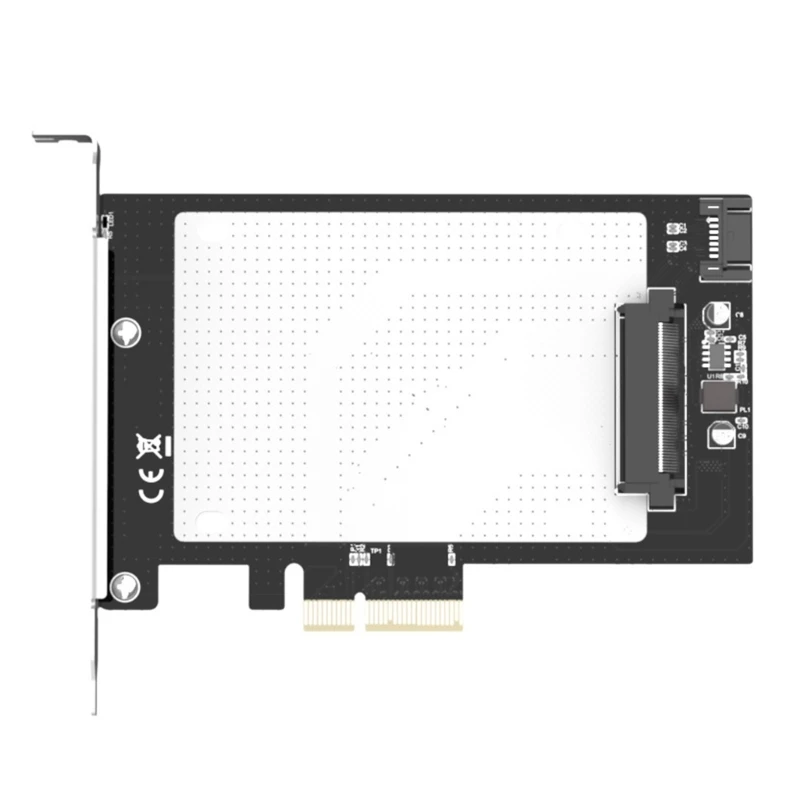 SFF-8636 to PCIE Expansion Card PCIE 3.0 4X Risers Card Adapter for 2.5inch Serial Advanced Technology Attachment SSDs