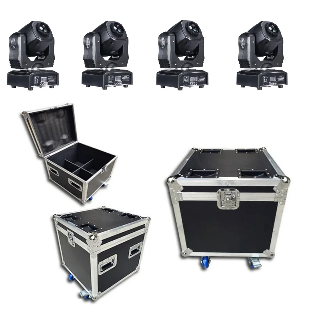 LED Gobos Moving Head Spot Light 75W Mini with Flight Case Club DJ Stage Lighting Party Disco Moving Heads Light Party Lights view 2