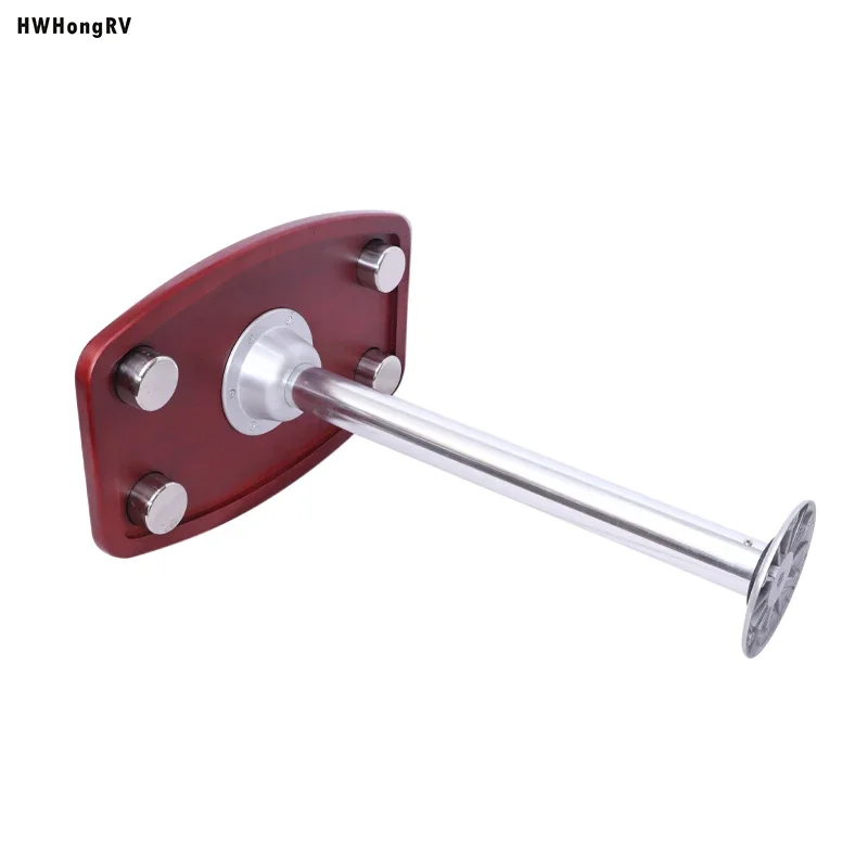 

excellent HWHongRV Easy Disassemble Camper Van RV Table Interior Accessory with Oak Top and Aluminum Alloy Support