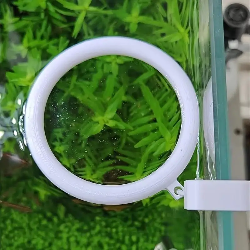 Adjustable Floating Anti-Scatter Aquarium Feeder Ring Ensures Clean Feeding in Fish Tanks