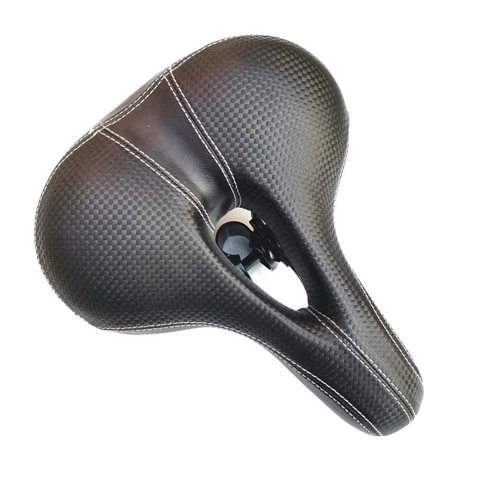 

Extra Wide Bicycle Seat Mountain Saddle Comfortable Road Bike Replacement Durable Non Slip Bike Saddle Cycling for Long